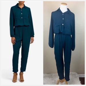 Teal Jumpsuit / Romper S/M